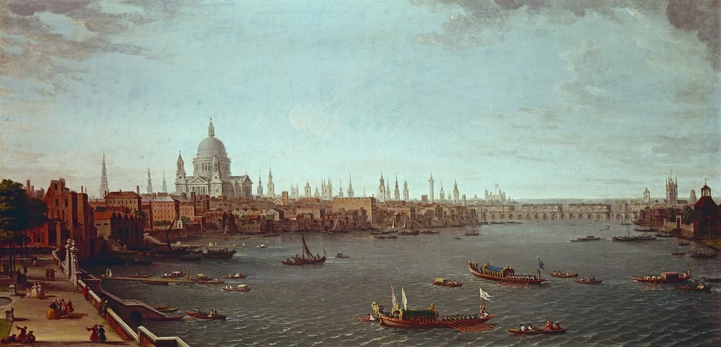 Il Tamigi guardando verso St. Pauls